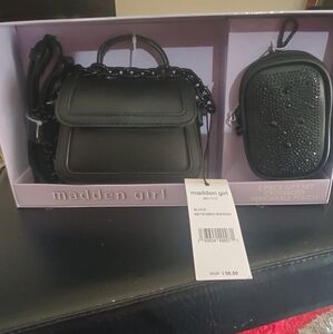 Madden girl  Gift set crossbody bag  & removable pouch